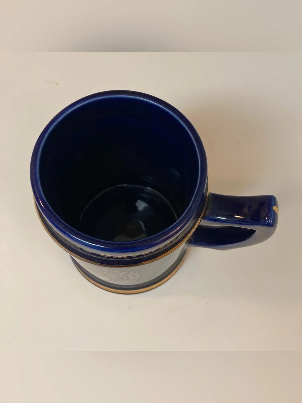 Vtg Kansas State University Ceramic Stein Mug 6” Tall Wildcats